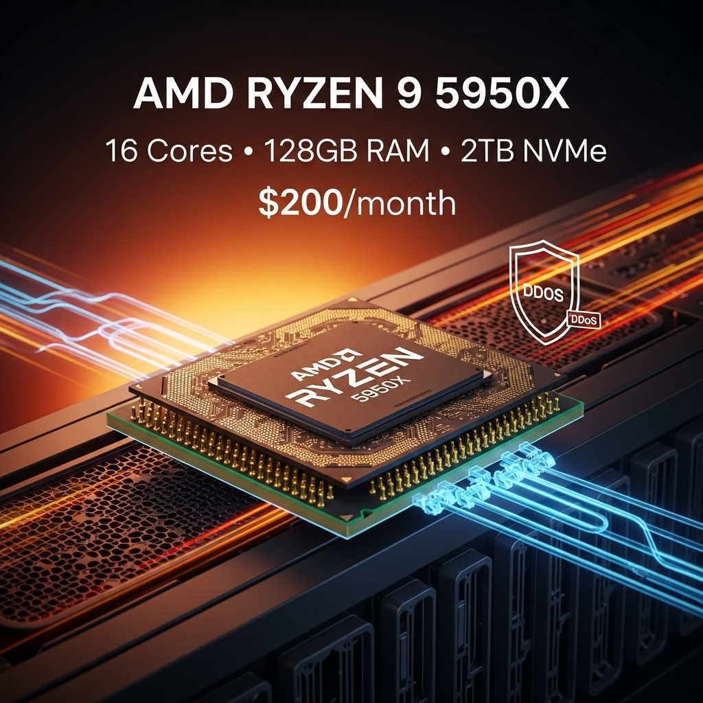 Dedicated server - AMD Ryzen 9 5950X