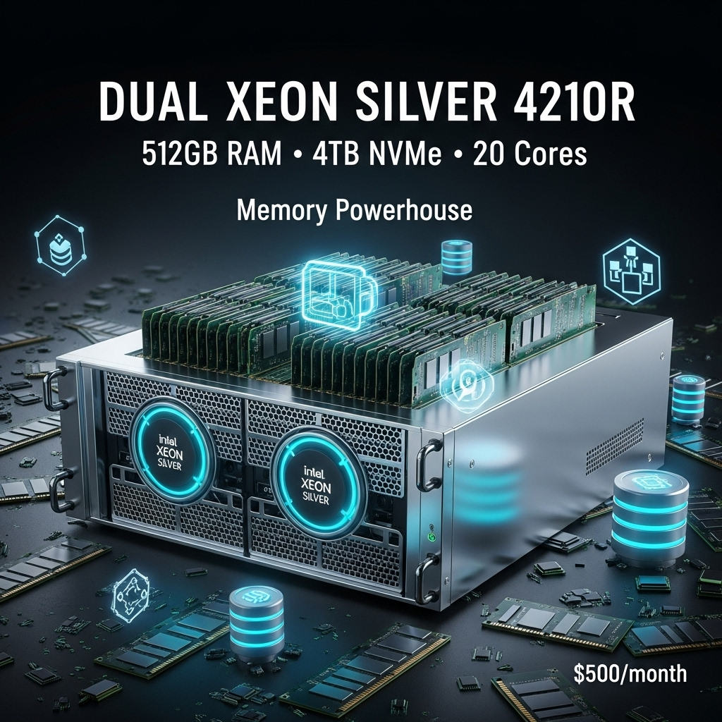 Dedicated server - Dual Intel Xeon Silver 4210R